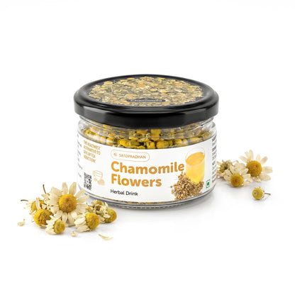 Chamomile Herbal Infusion 25g – Dried Flowers for Deep Relaxation, Better Sleep & Period Cramps