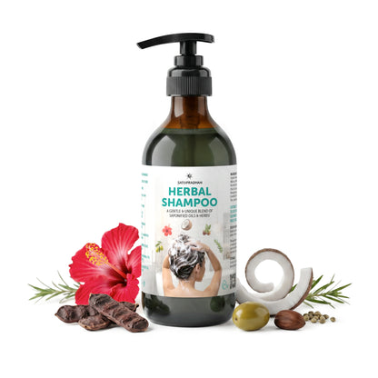 Saponified Rosemary Shampoo 200ml Glass Bottle - Mild, Natural & Eco-friendly - For Normal to Oily Hair Types - Sulphate & Paraben-free