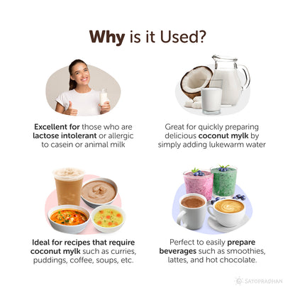 Coconut Mylk Powder 200g - Plant-Based & Pure | No Added Sugar or Flavour | Maltodextrin-Free
