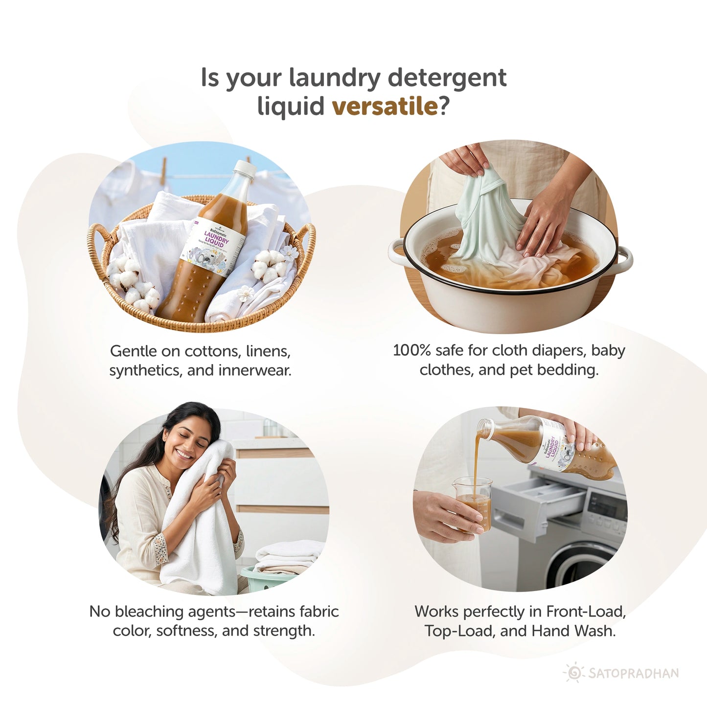 Bioenzyme Laundry Detergent Liquid 750ml– Natural, Plant-Based & Eco-Friendly