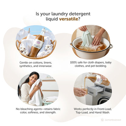 Bioenzyme Laundry Detergent Liquid 750ml– Natural, Plant-Based & Eco-Friendly