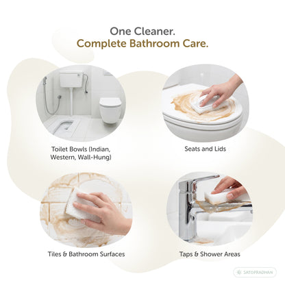 Natural Bioenzyme Toilet Cleaner 750ml - Chemical-Free, Eco-Friendly & Septic-Safe Toilet Bowl Cleaner