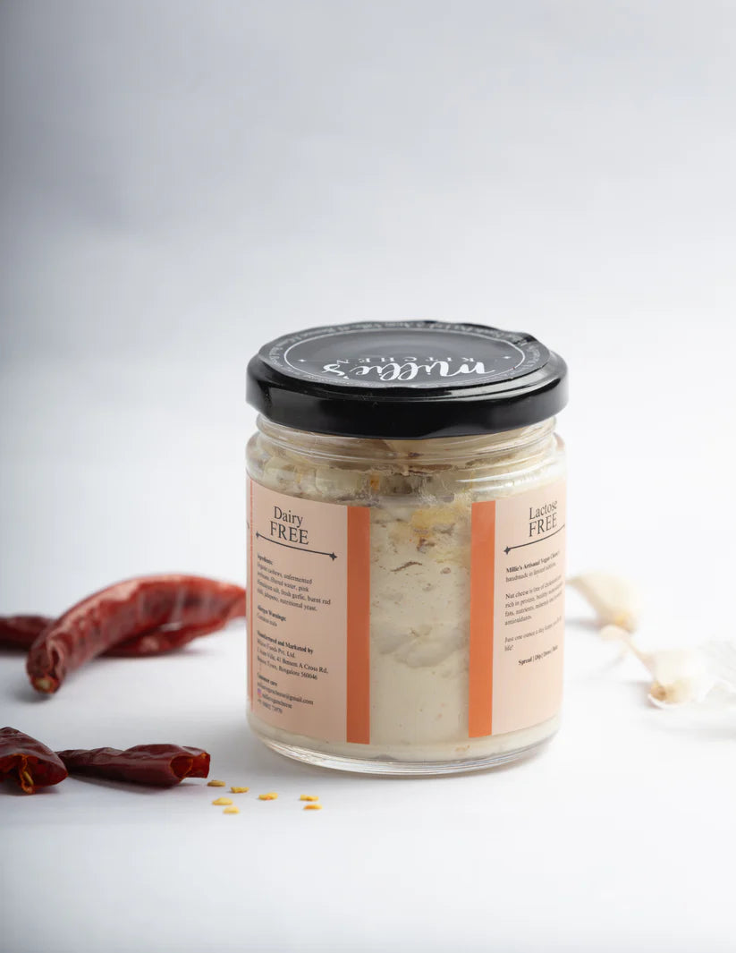 Burnt Red Chilli and Garlic Cheese Spread