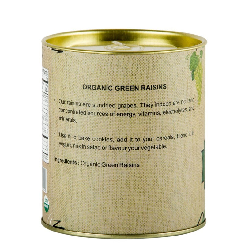Praakritik Organic Green Raisins 200 G