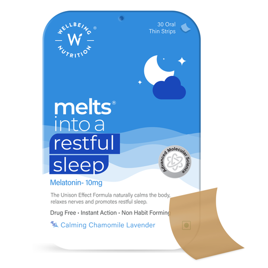 Wellbeing Nutrition Restfull Sleep Melatonin 10mg (30 Strips)