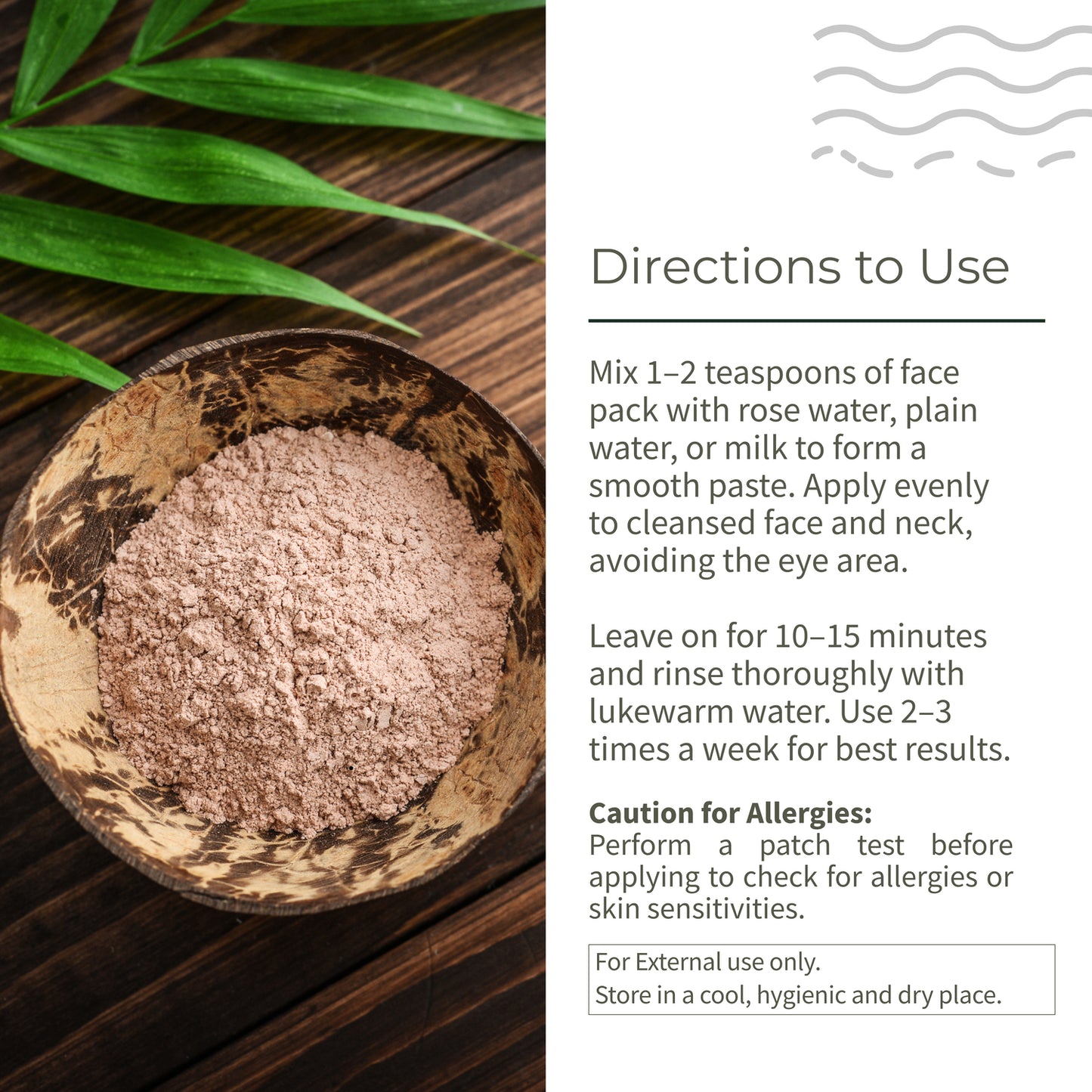 Ecotyl Rose Radiance Face Pack | Skin Glow & Brightening | 75g