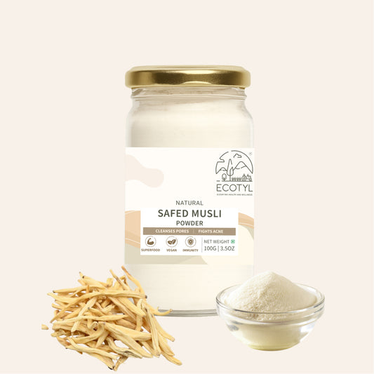 Ecotyl Safed Musli Powder | Ayurvedic Herb | 100g