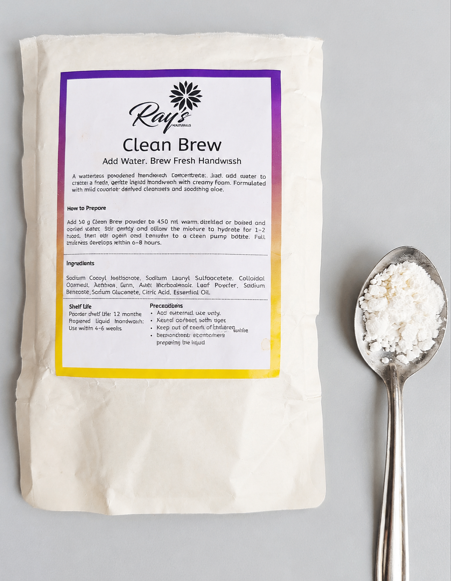 Powder to Liquid Coffee Handwash (50gm)  | Natural | Gentle on hands | 50gm makes 500 ml liquid