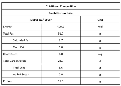 VeganDay Cashew Base (makes 3L Cashew Milk) | Fresh, Unsweetened & Plant-Based (PlantCa) | Just add water & blend | Dairy-free, Lactose-free | Zero added sugar, Zero Cholesterol, Zero Preservatives (Pack of 500ml x 6)