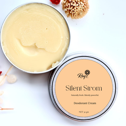 Natural Deo | Baking soda free | Sensitive skin safe | 30gm | upto 8 Hrs freshness | Citrus, Sandalwood, Floral, Vanilla