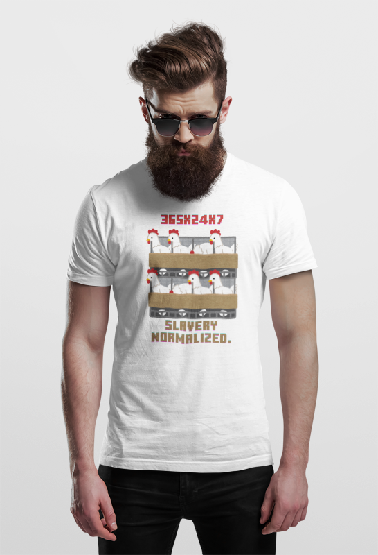 Slavery Normalised (male/unisex-vd-t-shirt)