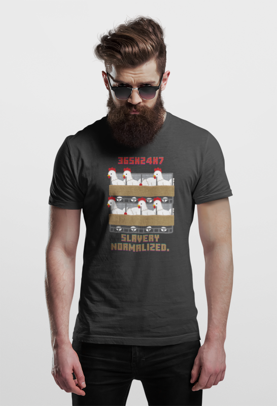 Slavery Normalised (male/unisex-vd-t-shirt)