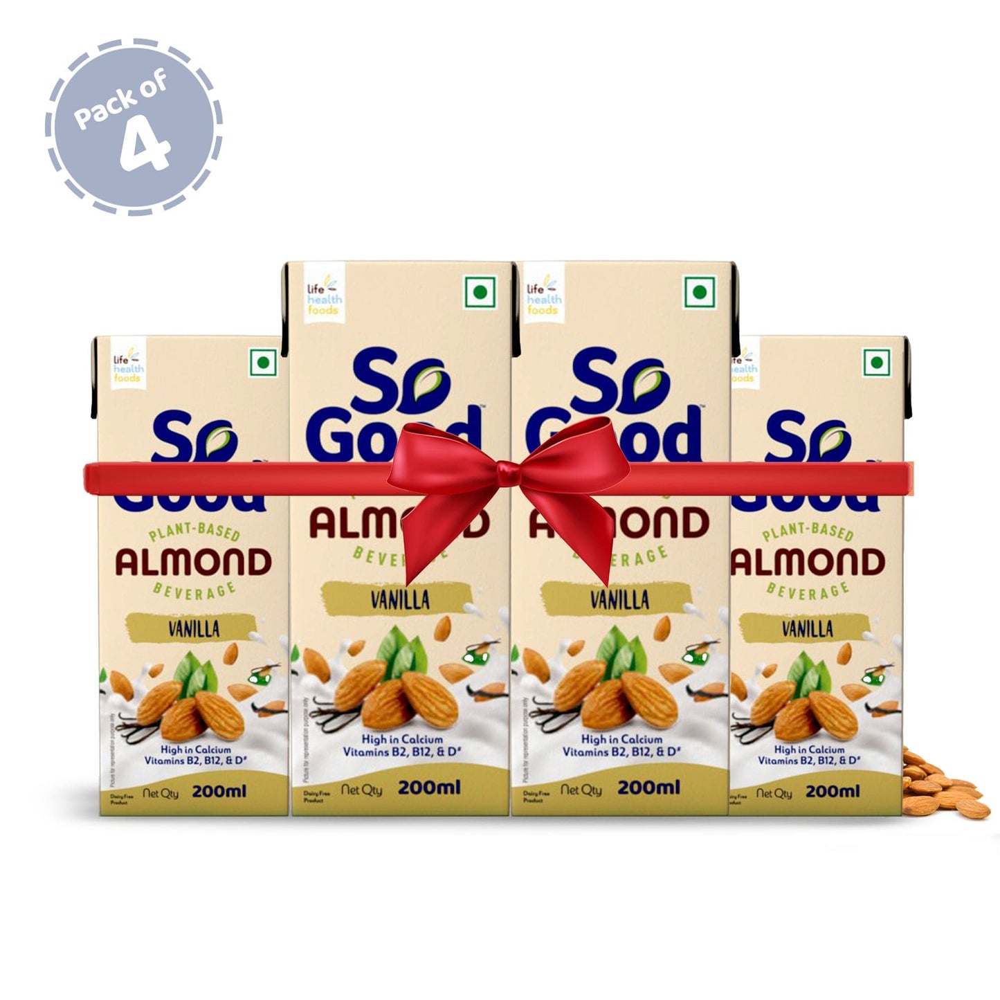 So Good Almond Fresh, Vanilla Beverage, 200 ml