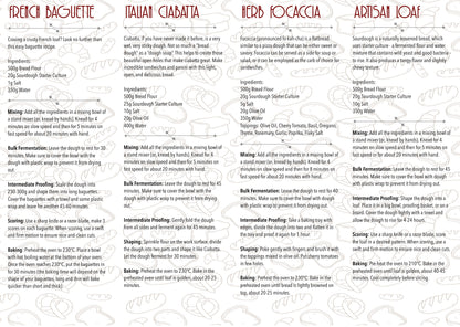 Alla’s Posh Flavors Sourdough Starter | Active Instant Culture for Homemade Artisan Bread, Baguette, Ciabatta, Focaccia, Pizza Crust & More | Direct Use with Step-by-Step Recipes | Support Included | Commercial Yeast Replacement (5 x 10 g Sachets)