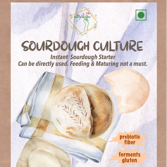Alla’s Posh Flavors Sourdough Starter | Active Instant Culture for Homemade Artisan Bread, Baguette, Ciabatta, Focaccia, Pizza Crust & More | Direct Use with Step-by-Step Recipes | Support Included | Commercial Yeast Replacement (5 x 10 g Sachets)