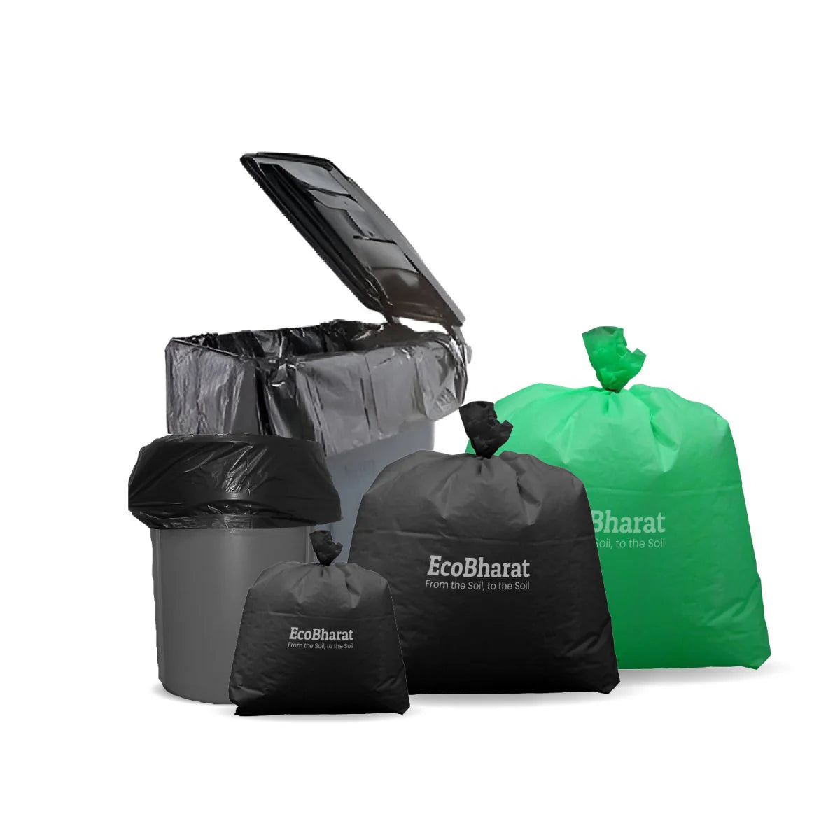 Biodegradable and Compostable Garbage Bags | Eco-friendly Trash Bags