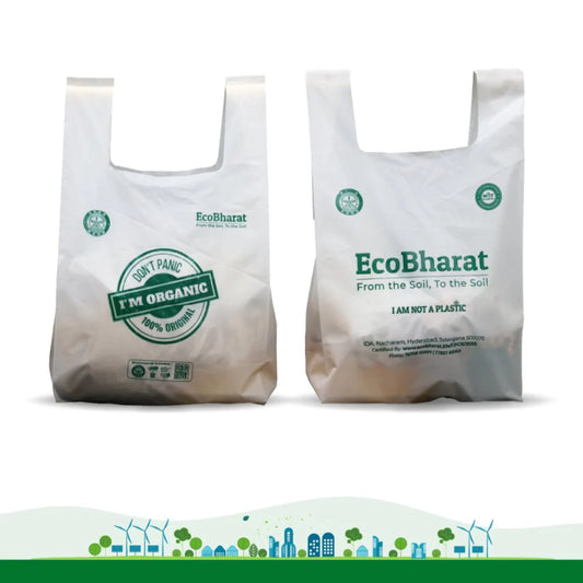 Biodegradable and Compostable U-cut Carry Bags | Multi Purpose Bags