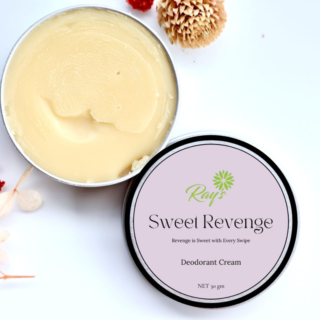 Natural Deo | Baking soda free | Sensitive skin safe | 30gm | upto 8 Hrs freshness | Citrus, Sandalwood, Floral, Vanilla