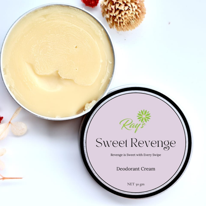 Natural Deo | Baking soda free | Sensitive skin safe | 30gm | upto 8 Hrs freshness | Citrus, Sandalwood, Floral, Vanilla