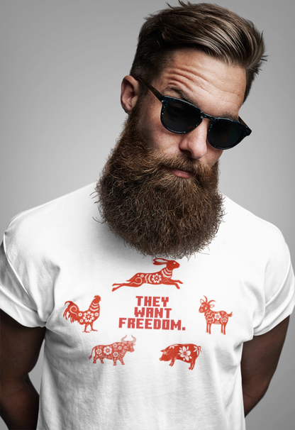They want freedom (male/unisex-vd-t-shirt)