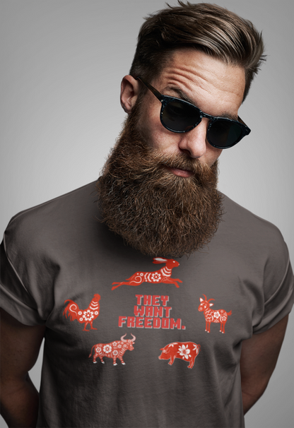 They want freedom (male/unisex-vd-t-shirt)
