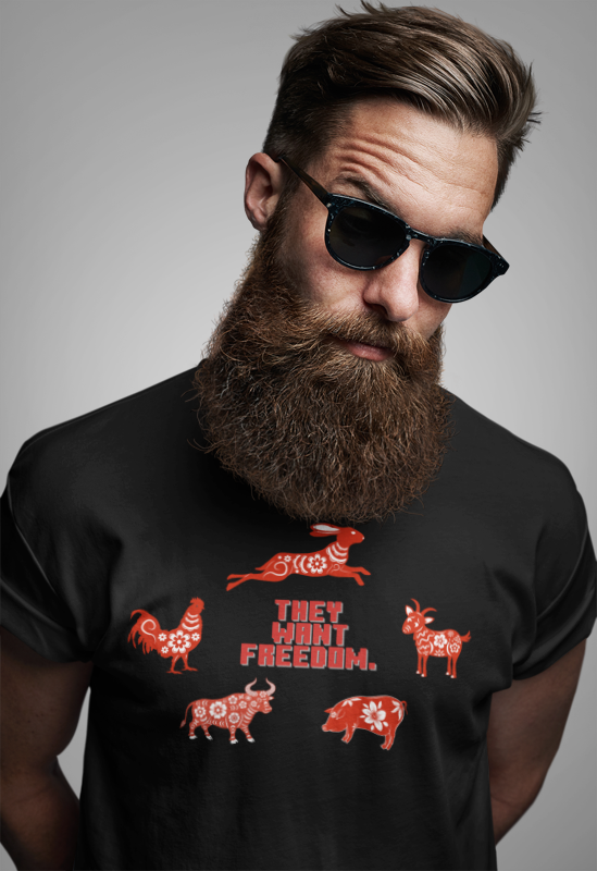 They want freedom (male/unisex-vd-t-shirt)