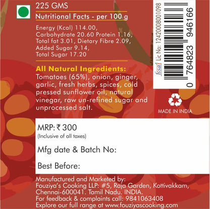 TOMATO KETCHUP (225g)