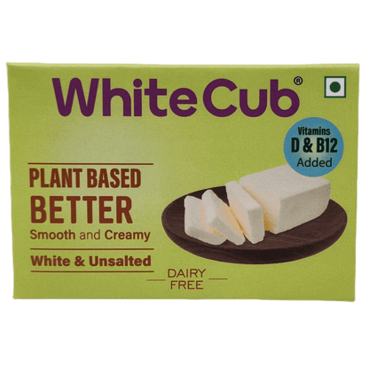 White Cub Plant-Based Buttery Smooth and Creamy White & Unsalted, 200gm - Bangalore Only