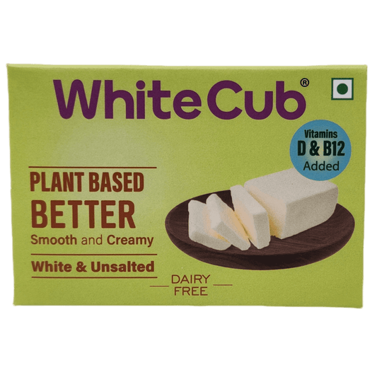 White Cub Plant-Based Buttery Smooth and Creamy White & Unsalted, 200gm - Bangalore Only