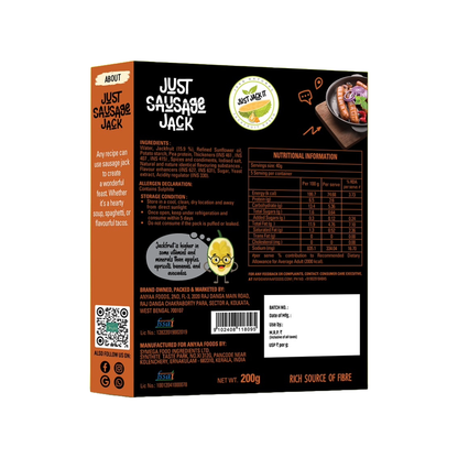 Just Jack It Vegan Sausage Jack (200g) Plant Based
