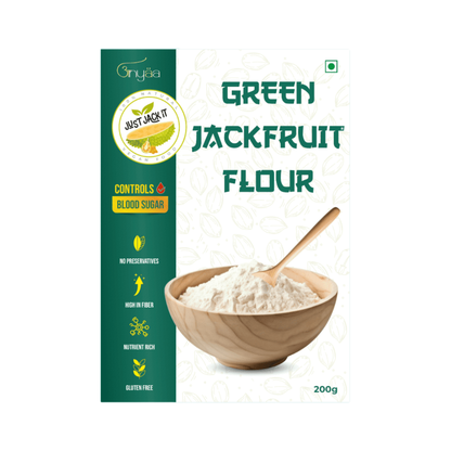 Just Jack It Green Jackfruit Flour | Controls Blood Sugar (Pack of 2, 200gm)