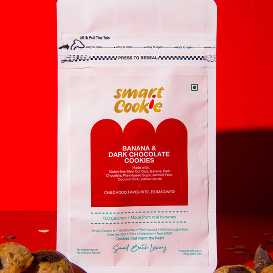 Banana Dark Chocolate Cookies