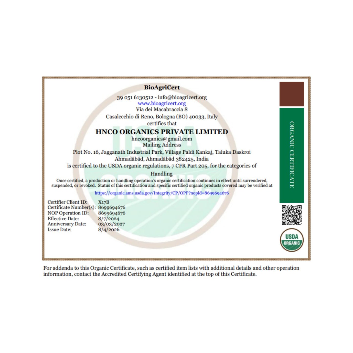 Vlado’s Himalayan Organics Arjun Chaal Powder | Natural & Organic | 500g
