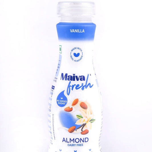 Maiva Fresh Almond Drink Vanilla 250ml (Pack of 4)