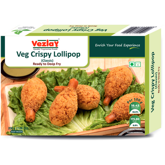 Vezlay Veg Crispy Lollipop, 200gm