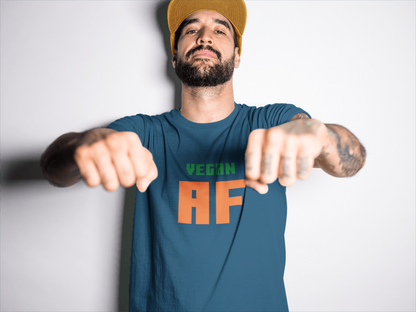 Vegan AF (male/unisex-vd-t-shirt)