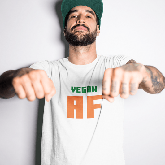 Vegan AF (male/unisex-vd-t-shirt)