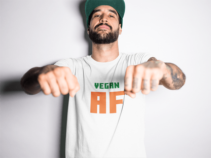 Vegan AF (male/unisex-vd-t-shirt)