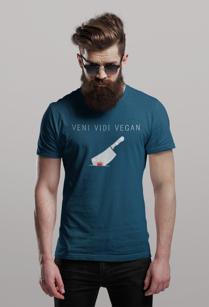 Veni Vidi Vegan (male/unisex-vd-t-shirt)