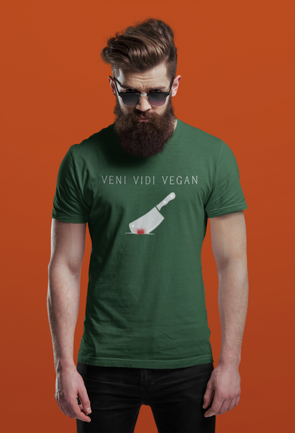 Veni Vidi Vegan (male/unisex-vd-t-shirt)