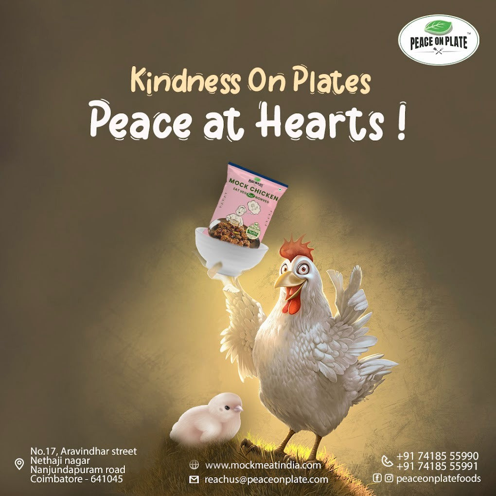 Peace on Plate mock Chicken,1kg (Bangalore only)