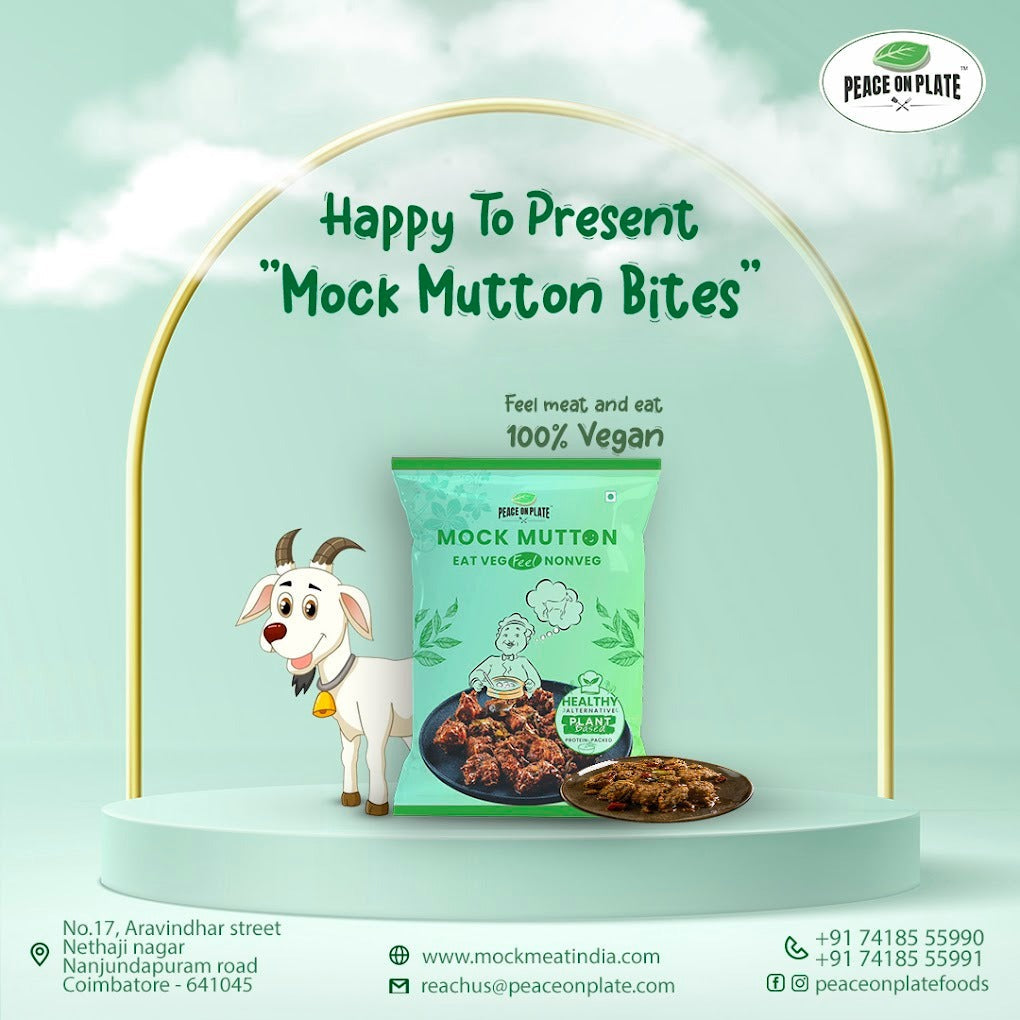 Peace on Plate Mock Mutton,1kg (Bangalore only)