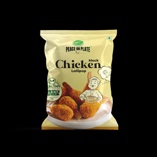 Peace on Plate Mock Chicken Lollipop,1kg (Bangalore only)