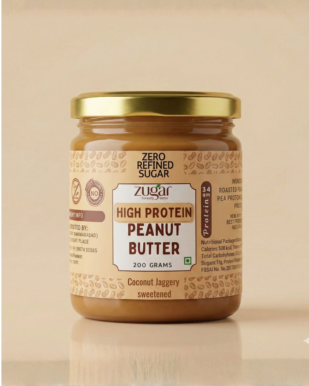 High protein peanut butter