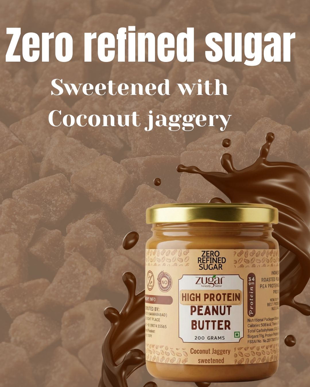 High protein peanut butter