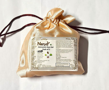 Nerya Amrutum Face wash Bar (Pack of 2) - 22 g each