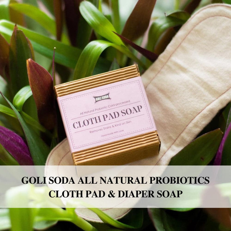 Goli Soda All Natural Probiotics Cloth Pad Diaper Soap - 90 g