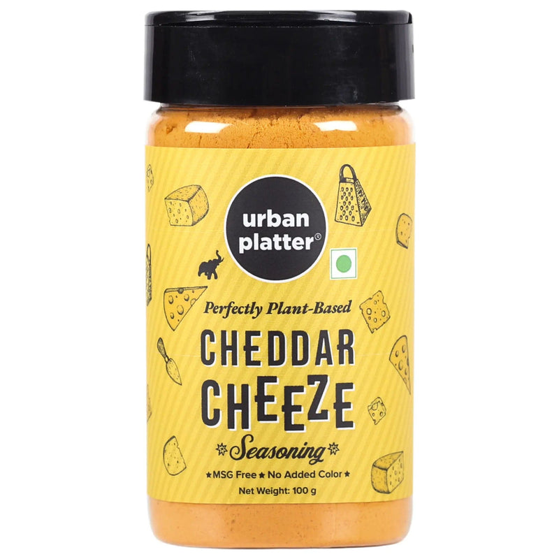 Urban Platter Cheddar Cheese Powder 100g (Pack of 2) (Dairy-free)