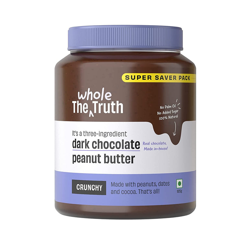 The Whole Truth - Dark Chocolate Peanut Butter (Crunchy)  925g