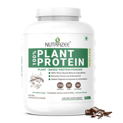 Nutrazee 100% Plant Protein Powder Vegan 3Kg - Vegan Dukan